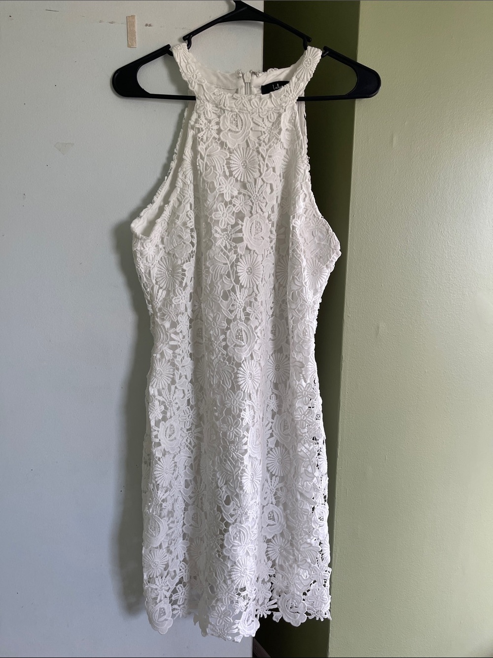 Love Poem Ivory Lace Mini Dress Lulus